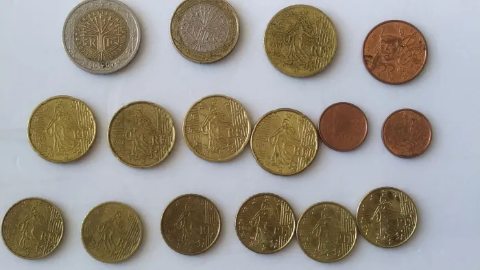 Conjunto de moedas de euro França