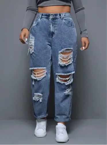 Calça Jeans Denim Plus Size