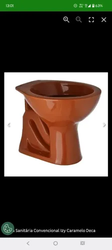 Vendo Vaso Sanitário Novo Convencional Caramelo Deca Izy