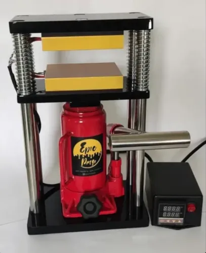 Prensa Térmica Epic Press 12t Extração Rosin Sem Solvente