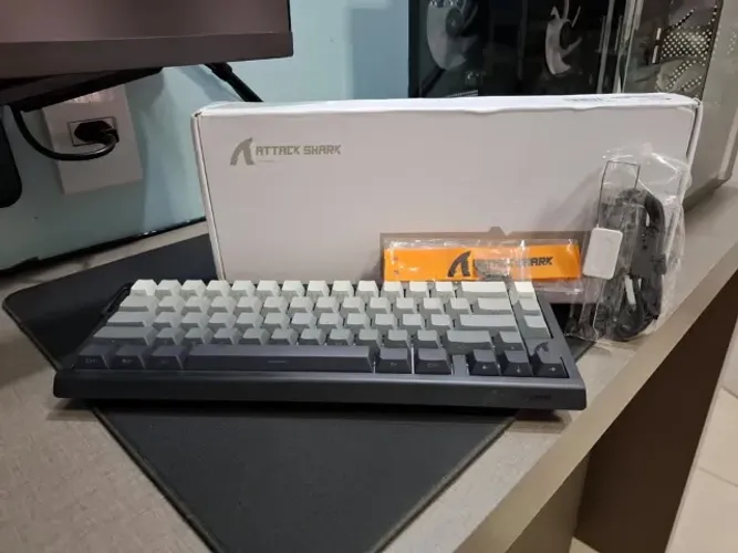 Teclado Magnético Attack Shark X68he 8000hz RGB (NOVO)