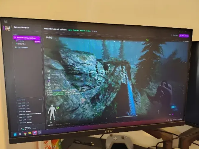 Monitor Gamer MSI MAG 272F 27" Rapid IPS Full HD 200Hz 0.5ms Funcionando Perfeitamente
