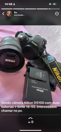 Mochila fechada com equipamento fotográfico 