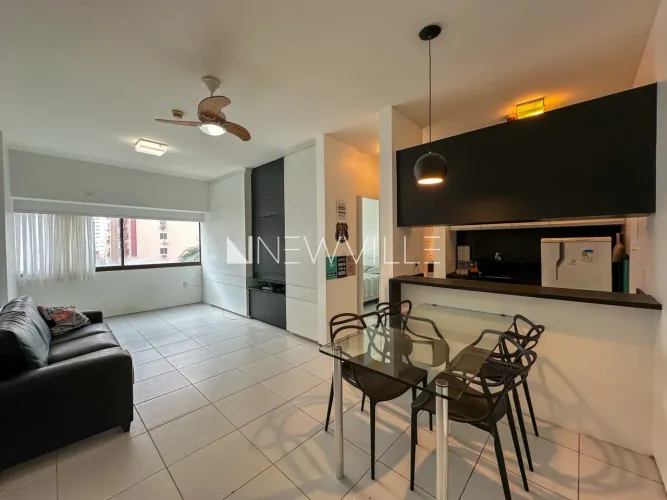 Apartamento para locação no Edifício Imperial Suites, em Boa Viagem mobiliado, ao lado do