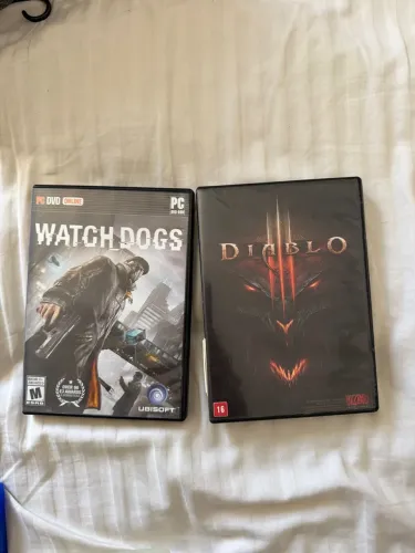 Jogos de PC Watch Dogs e Diablo 3