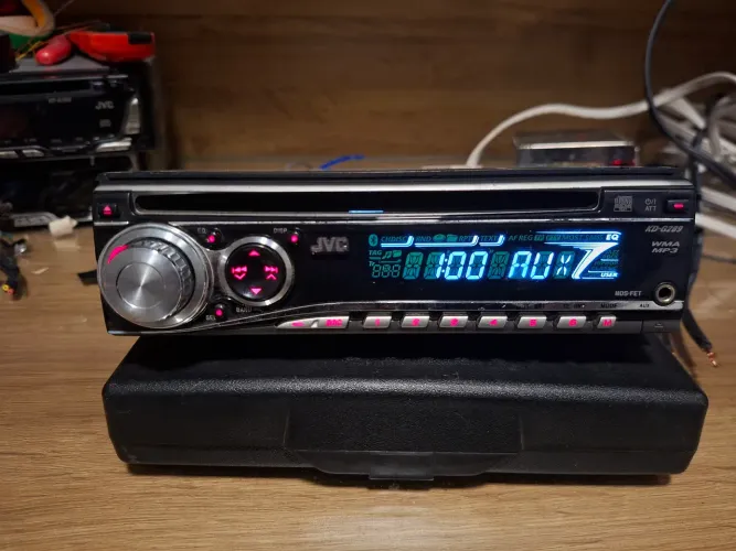 Rádio automotivo JVC KD-G289 com bluetooth