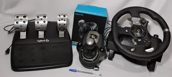 Volante gamer logitech g920 + câmbio H