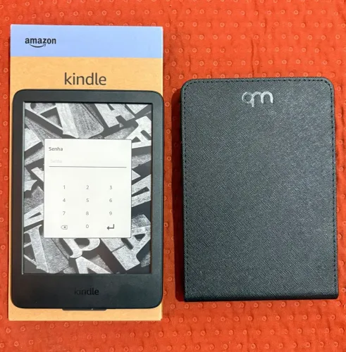 Kindle Gen 11 preto 16GB seminovo.