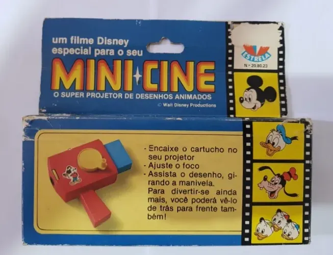 Mini Cine Pateta E Seu Avião + Projetor