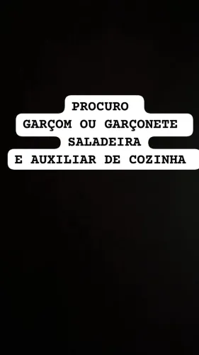 VAGA DE EMPREGO