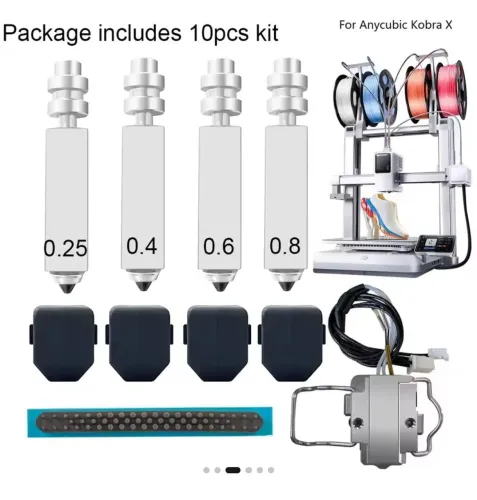 Kit hotend + bicos Kobra-x Anycubic
