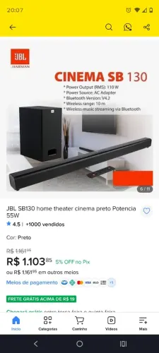 Soundbar jbl
