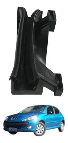 Guia Vidro Porta Traseira Esquerda Peugeot 207 2011 2012 Preto