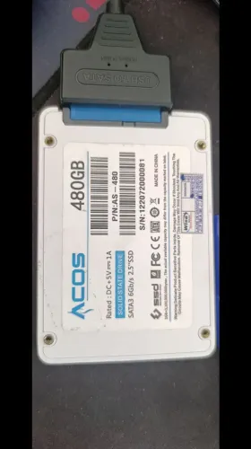 SSD 480gb sata 3 semi novo