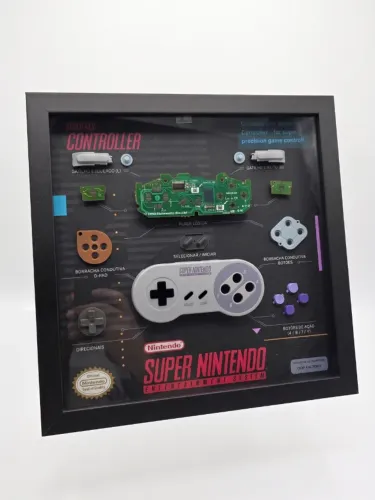Quadro Controle Super Nintendo