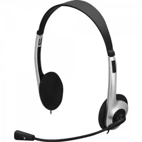 Fone de Ouvido Com Microfone Fortrek HBL101 Multimídia P2 Prata/Preto Loja Coimbra Entrega