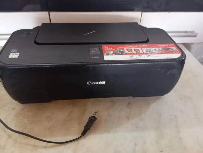Impressora Canon está sem tinta