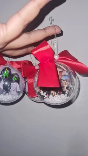Bolas Natalinas com Foto