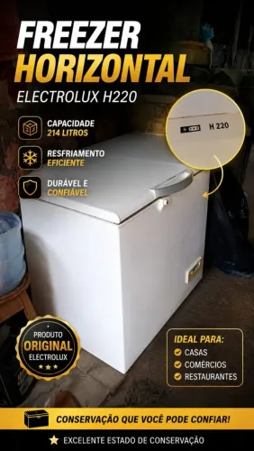 FREEZER HORIZONTAL ELECTROLUX H220 - 214 LITROS