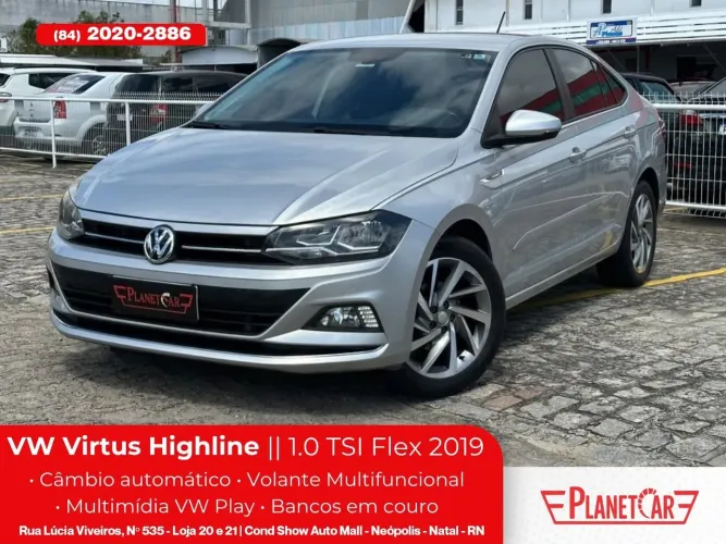 Volkswagen Virtus Highline 200 TSI 1.0 Flex 12V AUT 2019