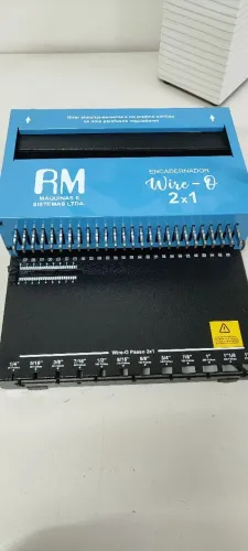 Encadernadora Wireo 2x1 com fechador