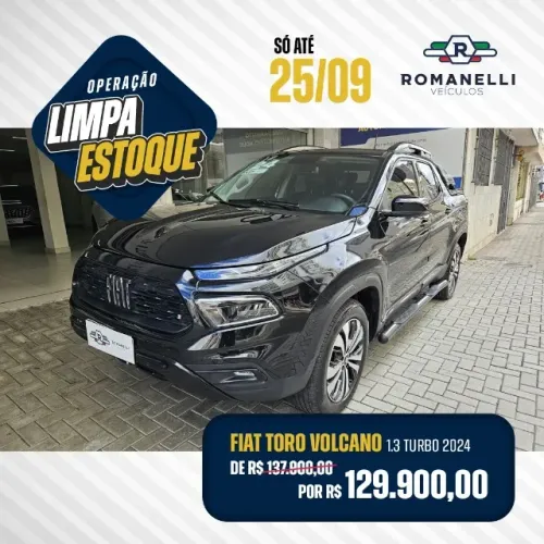 Fiat Toro Volcano 1.3 T270 4X2 Flex AUT 2024