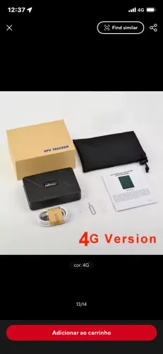 Rastreador GPS TKSTAR TK915 4G Novo na Caixa 10000mAh