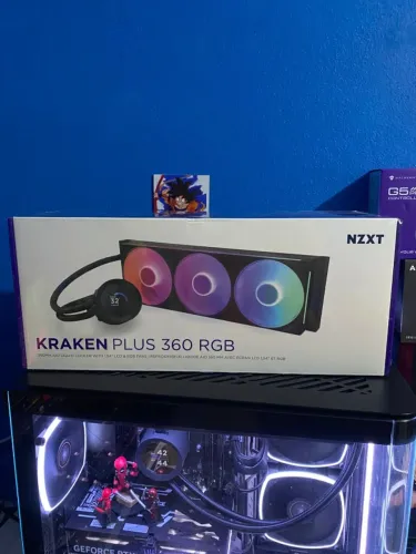 Water Cooler NZXT Kraken Plus 360 RGB v2, Preto - RL-KR360-B2 (LACRADO)