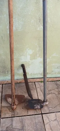 kit enxada, exadao e facao usados