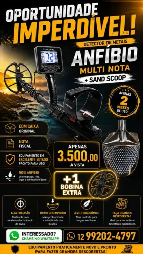 Detector de metais + sand scoop