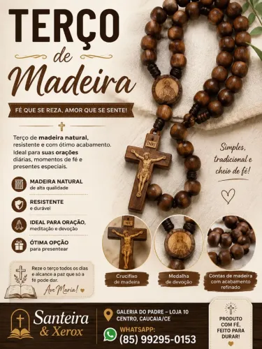 Terço de madeira