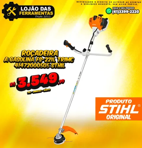 Roçadeira a Gasolina FS-221L Trimc * Sthil