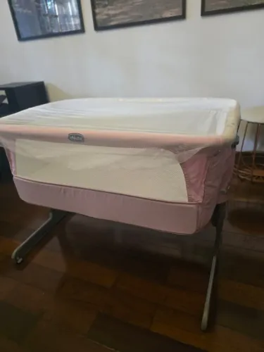 Berço Co-Sleeper Chicco Next2Me Rosa - Excelente Estado