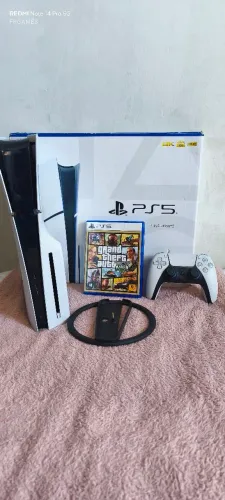 PS5 slim mídia física impecável