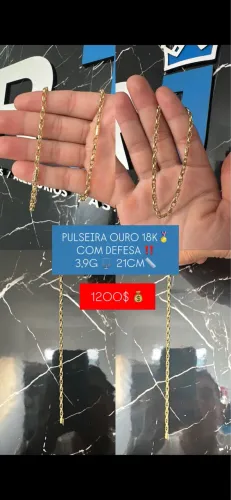 Pulseira de ouro