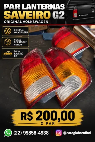 Par Lanterna Tricolor Saveiro G2 Nova