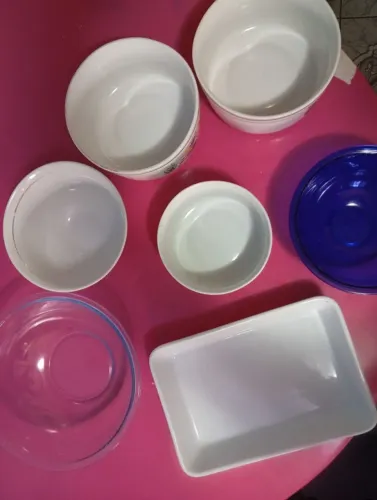 Kit travessas 7 unidades.