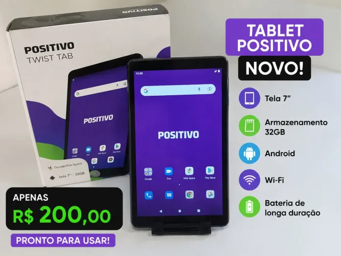 Oportunidade tablet Positivo