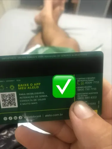Cartão alimentação 