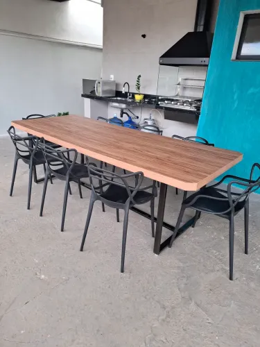 Mesa para Área Gourmet completa