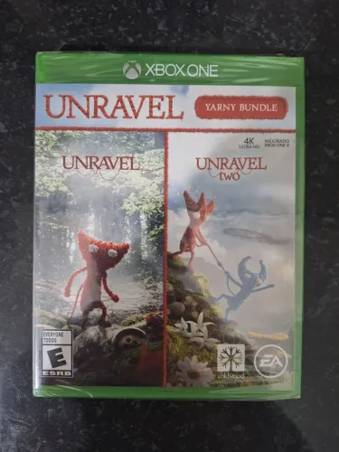 Jogo unravel 1 e 2 xbox one lacrado