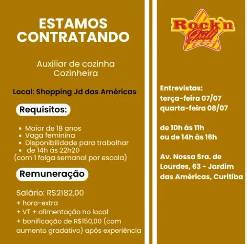 Vagas Shopping Jardim das Américas