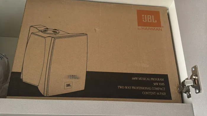 Par de caixas JBL 50W RMS