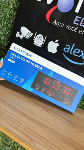 Relógio de Parede LED - LUATEK LK-3615