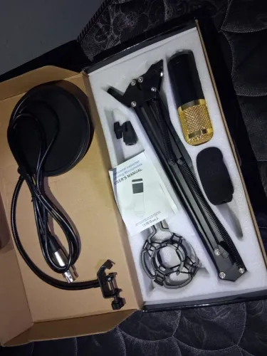 BM800 microfone condensador completo