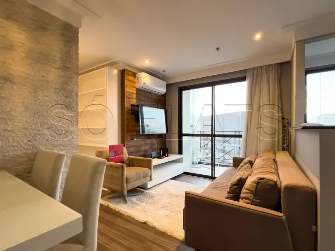 Flat disponível para locação totalmente moderno na Vila Olímpia, próx da Av. dos Bandeiran