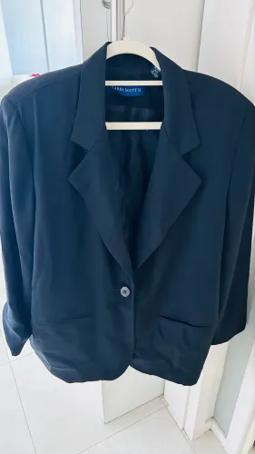 Blazer masculino preto tamanho 3G 