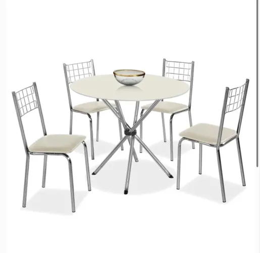 Mesa de jantar - 4 cadeiras