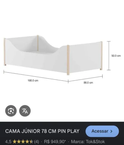 Cama TOK&STOK Junior 