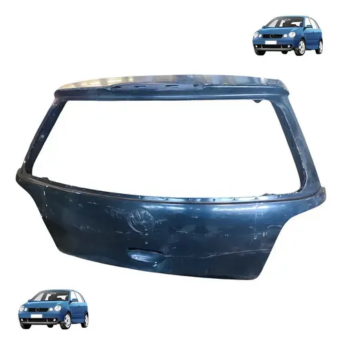 Tampa Traseira Porta Malas Polo Hatch 2003 A 2006 Azul